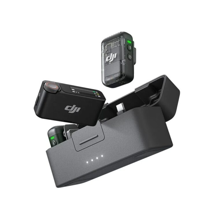 DJI Mic 2 (2 TX + 1 RX) – Micro sans fil pro Maroc