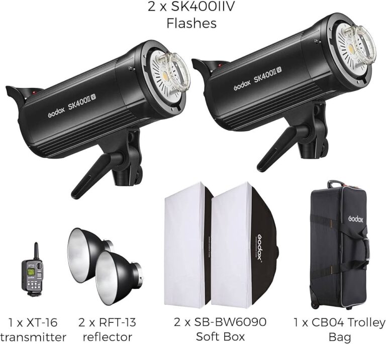 GODOX SK400 II v (LED) – Kit 2 flashs Beststore.ma casablanca