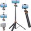 UURIG TP-02 – Selfie Stick 2-en-1 Trépied Extensible 1,30 m avec Rotule 360°