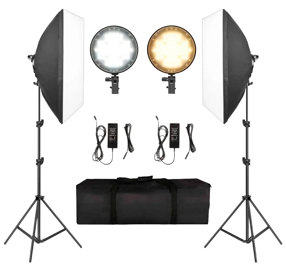 Kit Sotfbox Led Bi-color 45w (2 Softbox 50x70) casablanca
