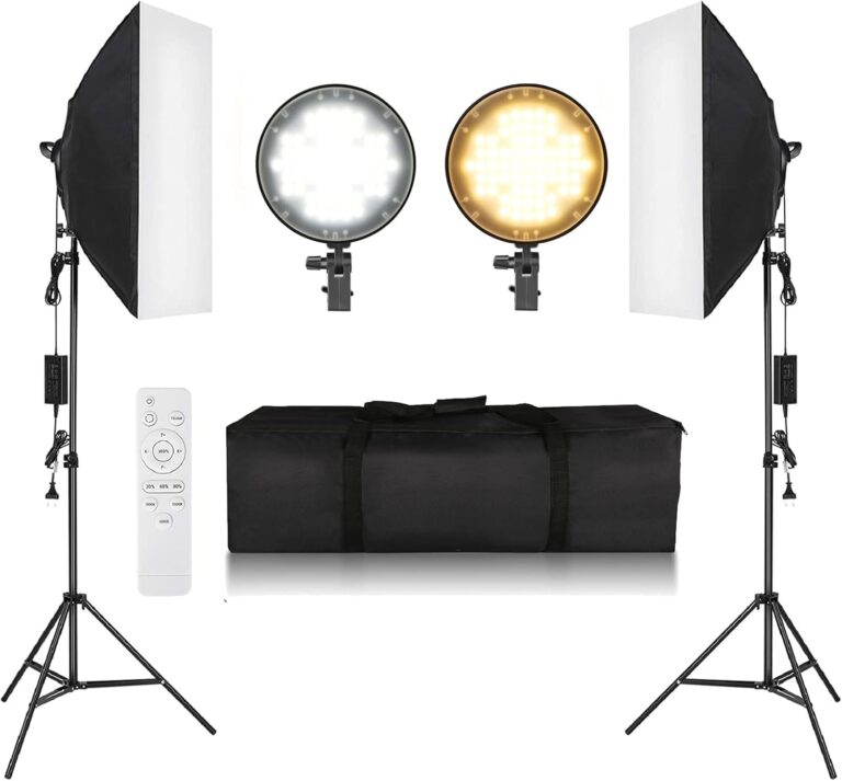 Kit d'Éclairage LED Softbox Kit Studio Photo casablanca maroc